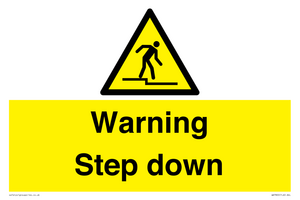 Warning Step down